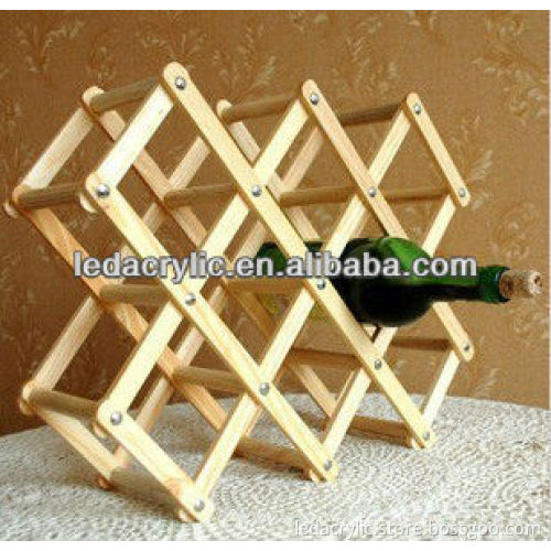 Expandable Wooden Wine Rack
